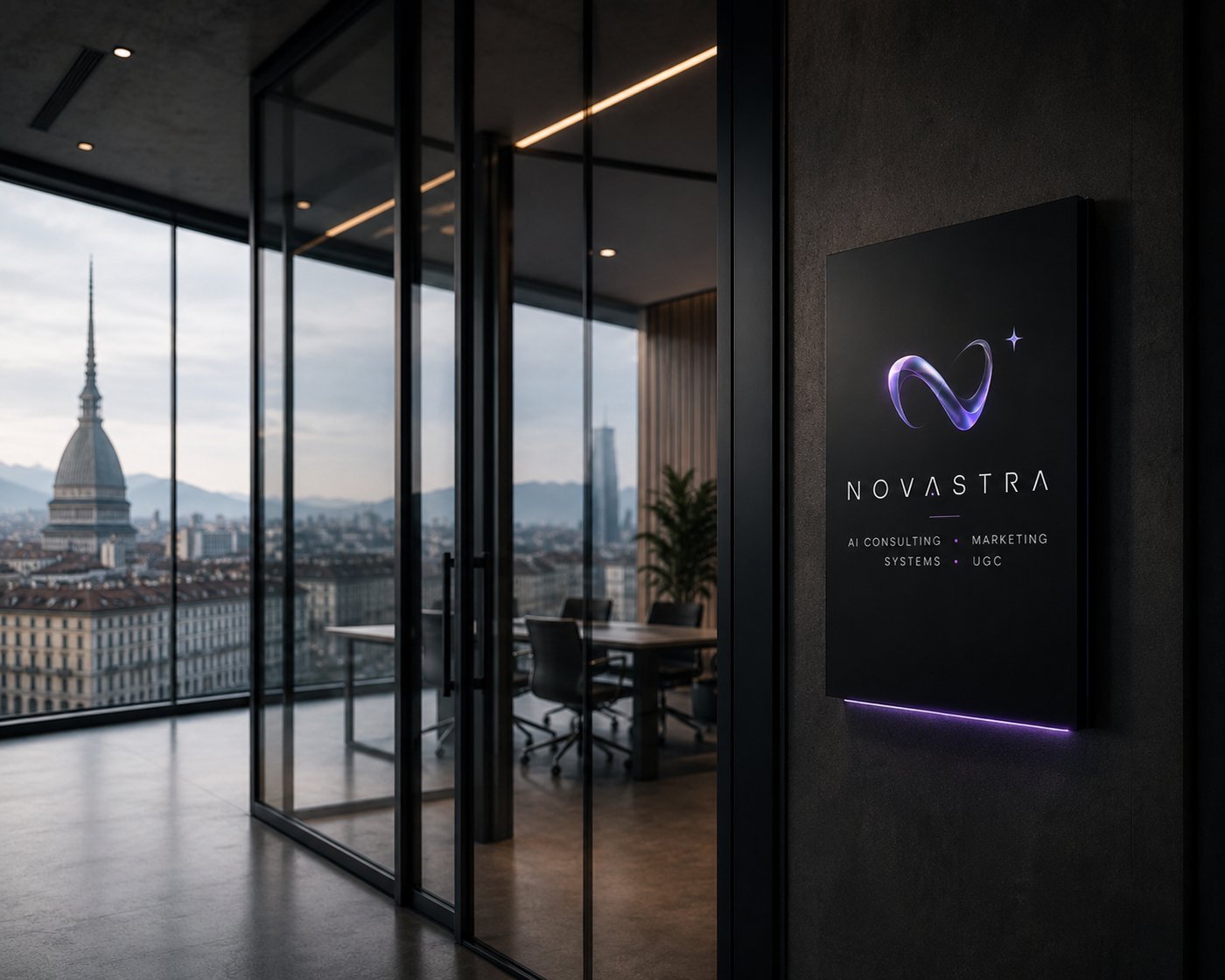 NovAstra office signage